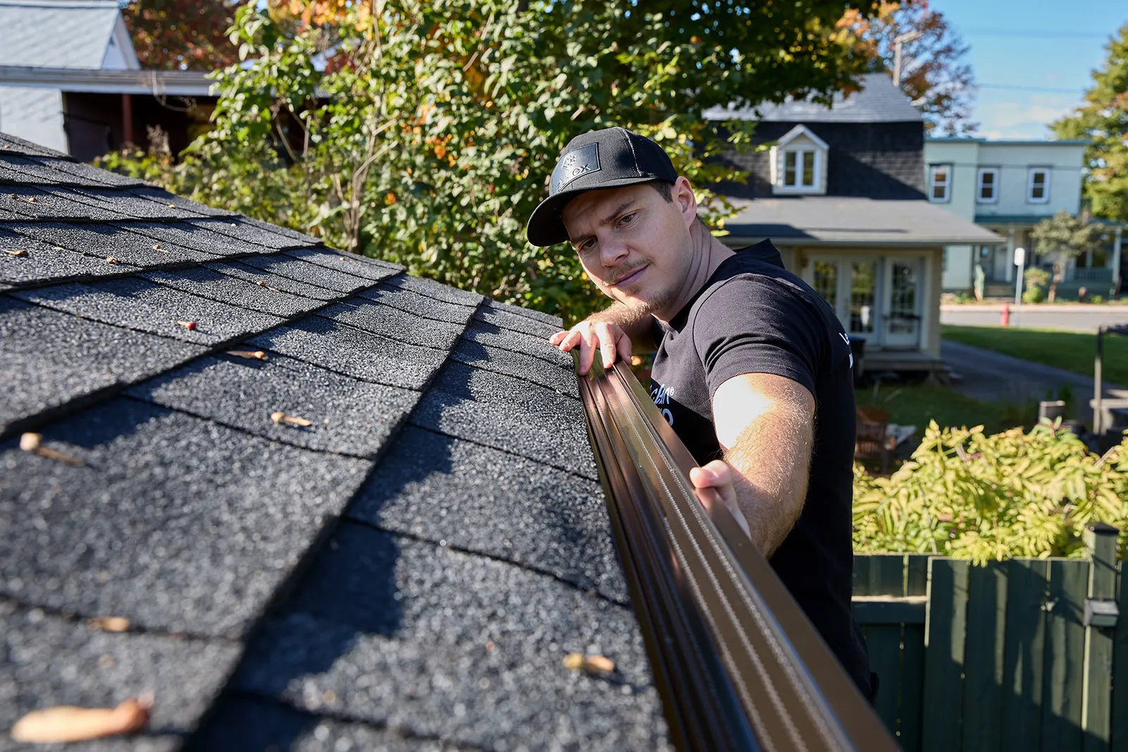 Installation de gouttières par Les Gouttières X-Perts — Brownsburg-Chatham et les environs